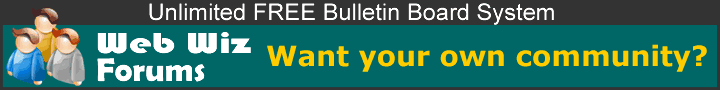 Web Wiz Forums - Build your own community with this unlimited Free Bulletin Board System